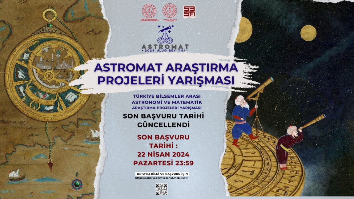 ASTROMAT Proje Yarışması SON BAŞVURU TARİHİ GÜNCELLENDİ!